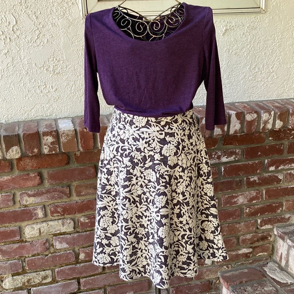 Le Lis Fit & Flare Dress Size M Made USA